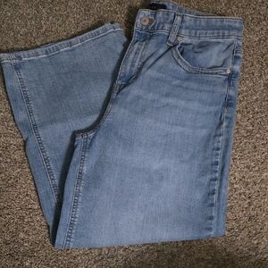 Talbots Wide Leg Crop Jeans